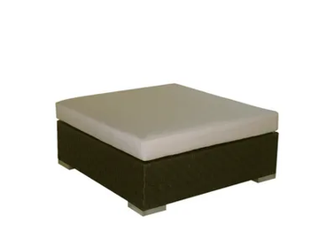 MAUI - Square synthetic fibre garden pouf by Il Giardino di Legno - view 2